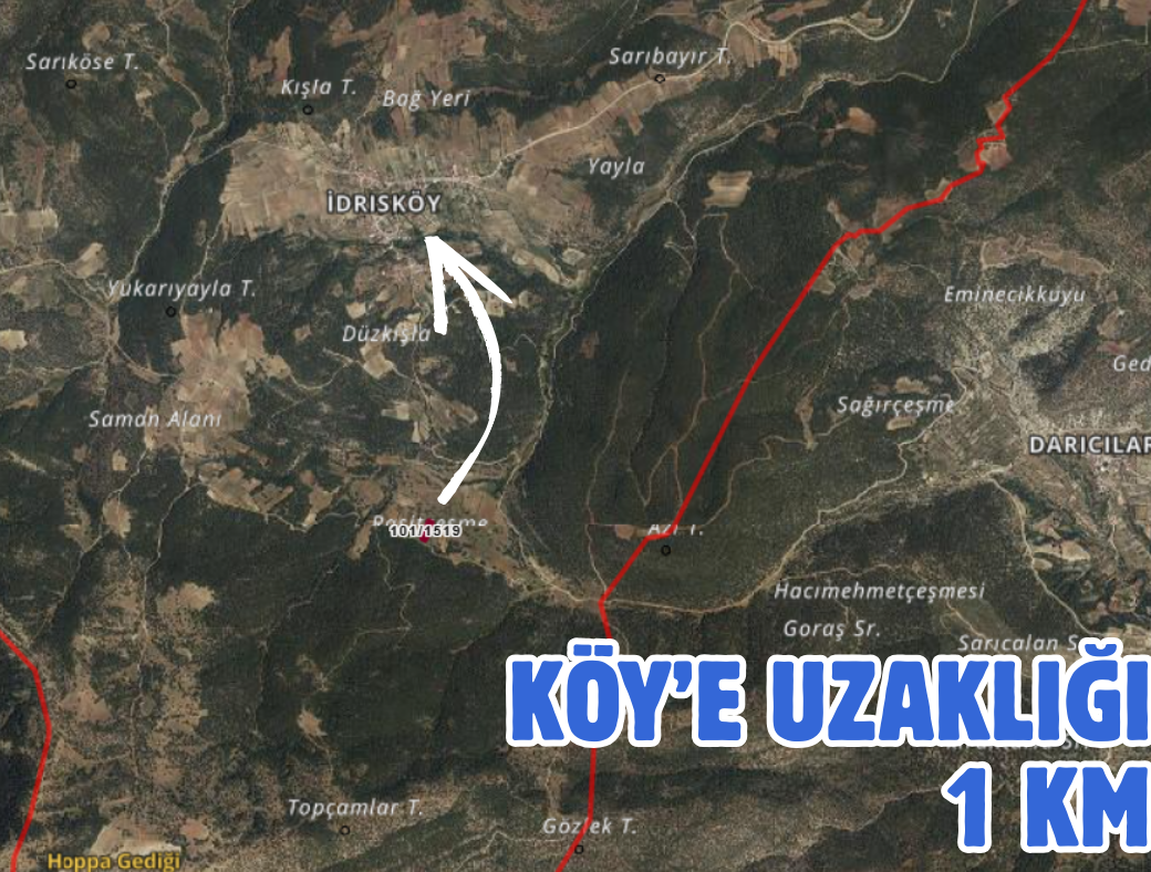 AFYON DAZKIRI İDRİS 1.270 M² TARLAMIZ SATILIKTIR. - AFYONKARAHİSAR DAZKIRI fotoğraf 2